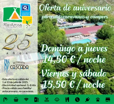 Caravana CAMPING RURAL RIA DE AROSA 2